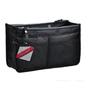 6171 Updated Purse Handbag Organizer Insert Liner Bag in Bag 13 Pockets